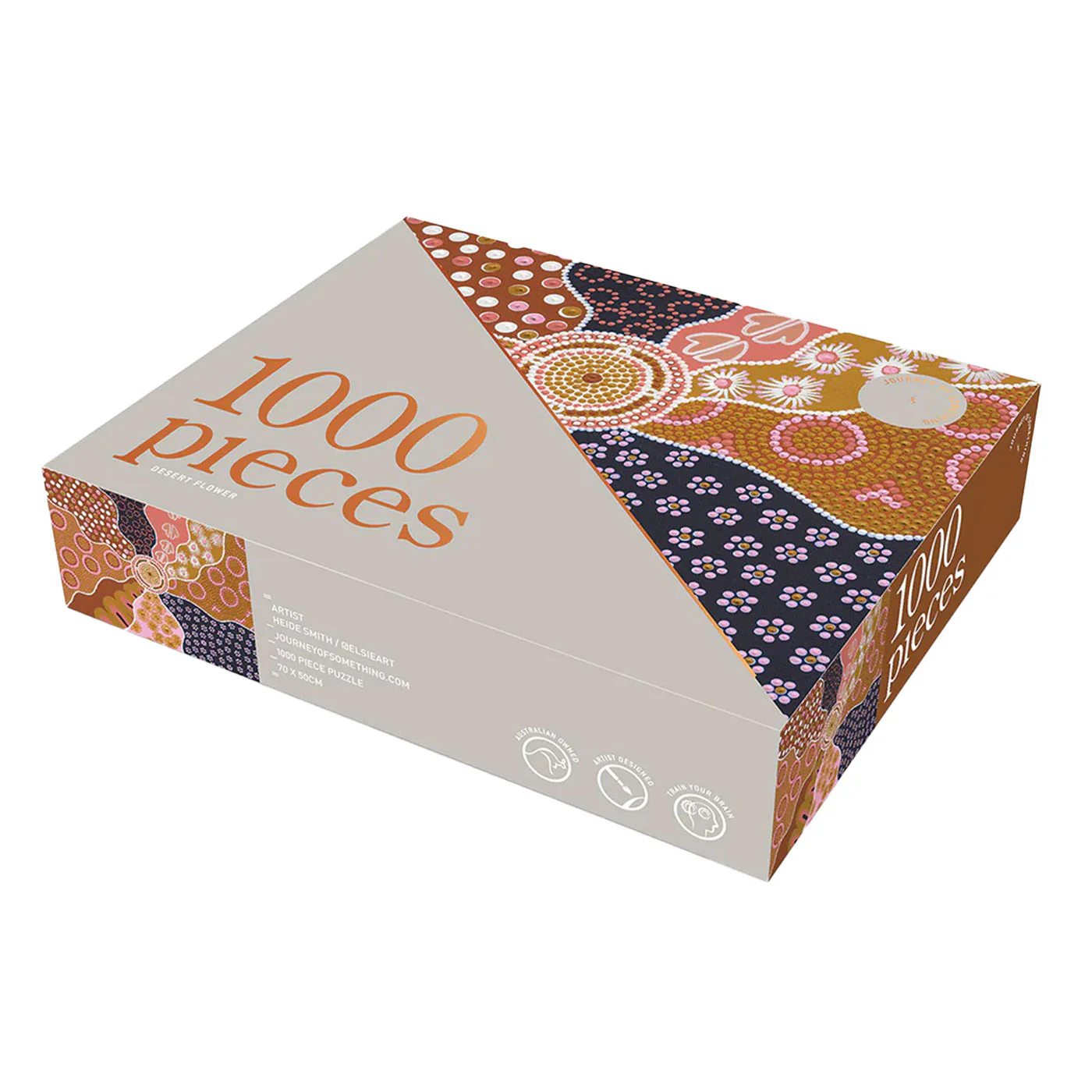 1000 Piece Puzzle - Desert Flower - Image 3