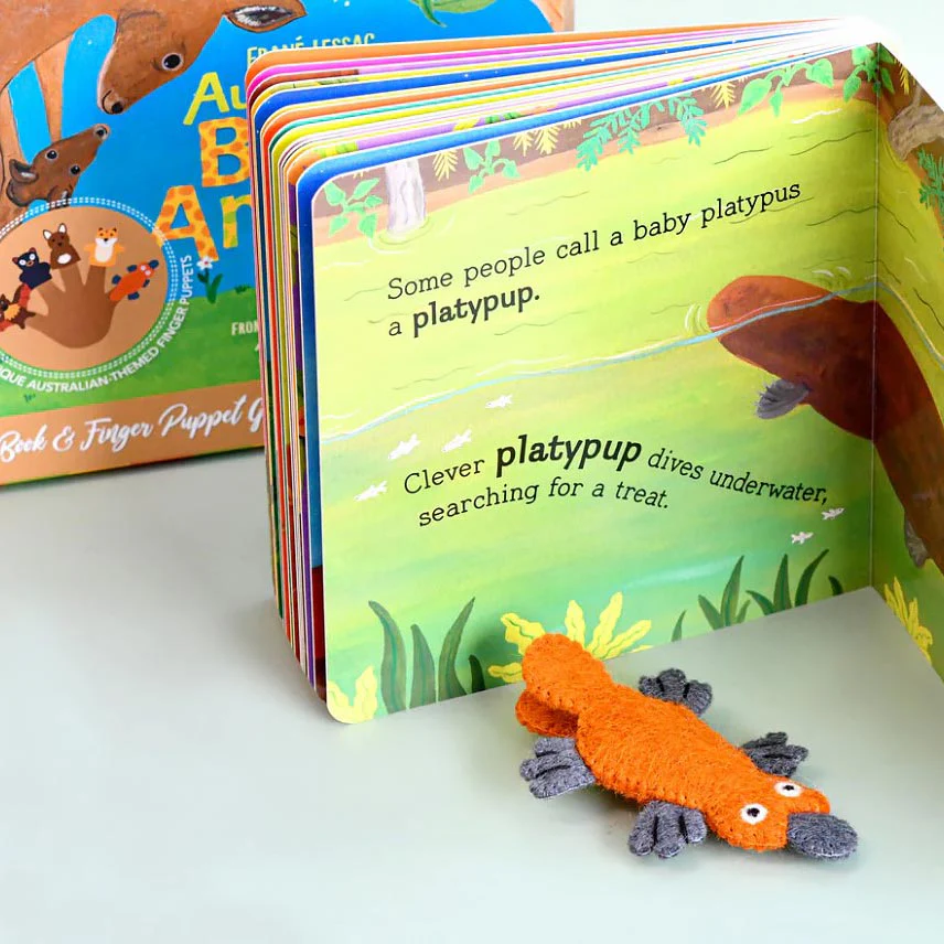 Australian Baby Animals by Fran Lessac - Book and Finger Puppet Set - Image 4