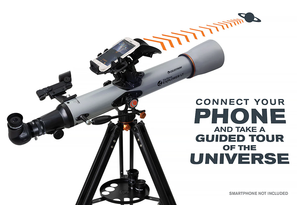 Celestron Starsense Explorer LT 70AZ smartphone app-enabled refractor telescope - Image 5